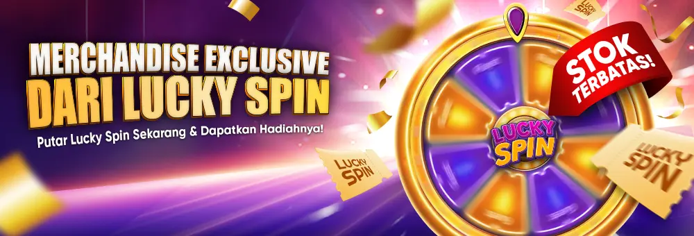 Merchandise Exclusive Dari Lucky Spin